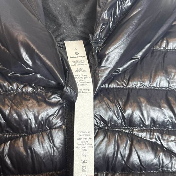Lululemon Pack It Down Jacket *Shine *Black - Picture 9 of 13